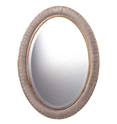 oval beveled mirror