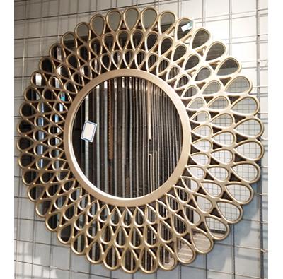 Decorative round mirror