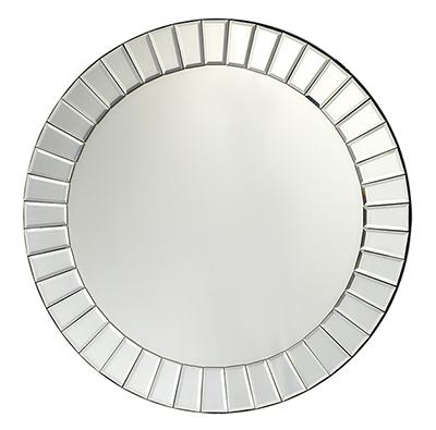 Round MDF Framed Glass Mirror