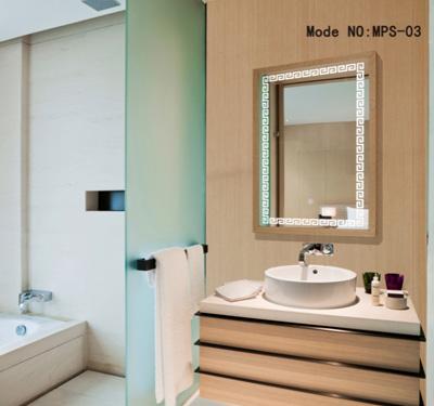 MPS-03 Framed Glass Mirror with LED light